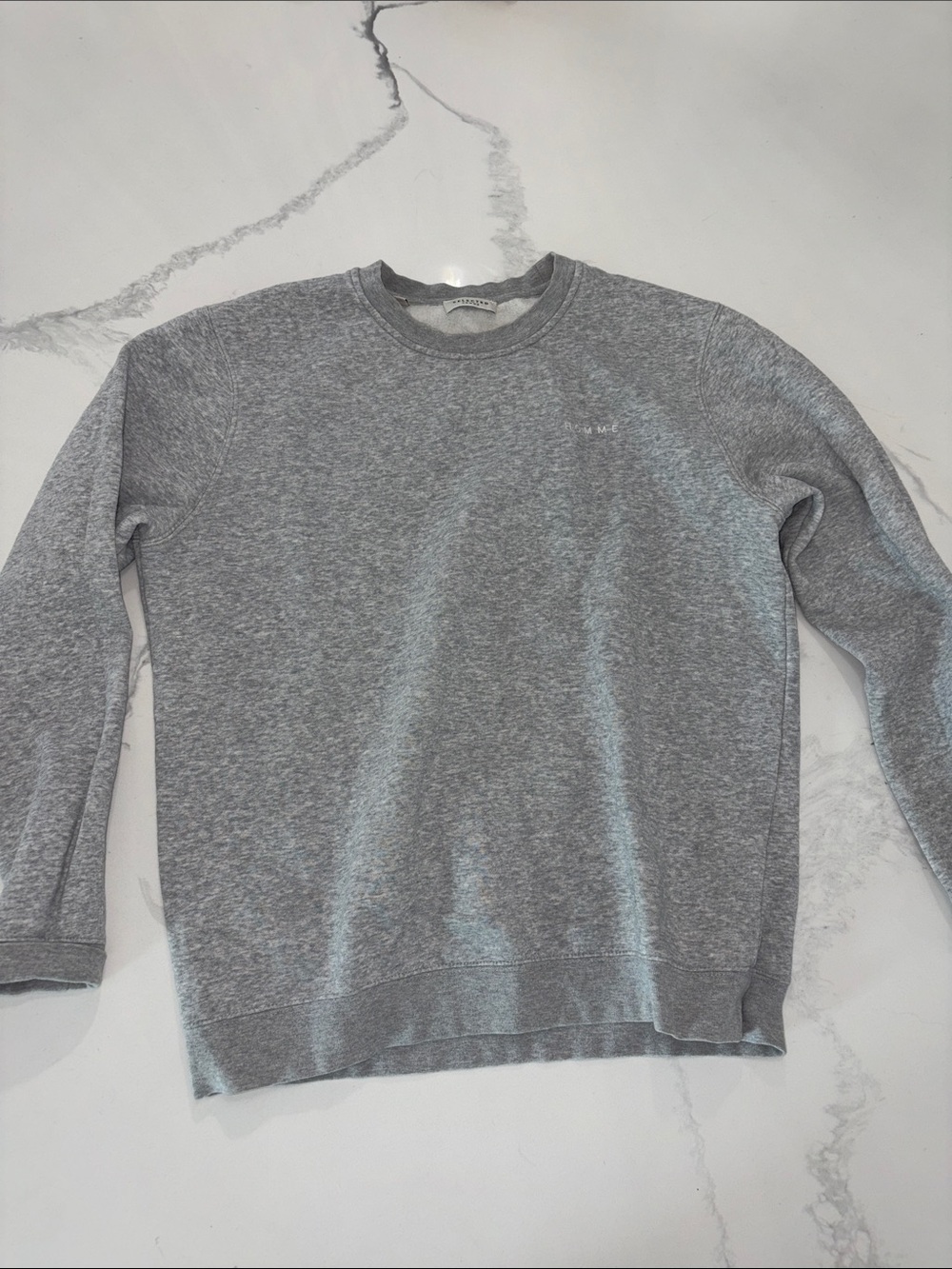 Men's Grey Crewneck Sweater by J.CREW